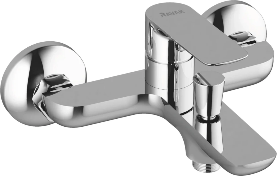 Смеситель для ванны с душем Ravak Classic X070083 нержавеющая сталь