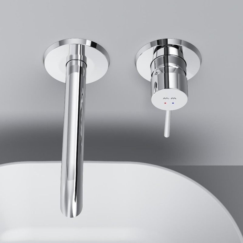 Смеситель для раковины AM.PM Libre F6072600 С ВНУТРЕННЕЙ ЧАСТЬЮ, хром