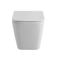 Унитаз подвесной BelBagno Ardente-Tor BB520CH-TOR/SC безободковый, с микролифтом, смыв торнадо, белый глянцевый