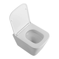 Унитаз подвесной BelBagno Ardente-Tor BB520CH-TOR/SC безободковый, с микролифтом, смыв торнадо, белый глянцевый