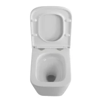 Унитаз подвесной BelBagno Ardente-Tor BB520CH-TOR/SC безободковый, с микролифтом, смыв торнадо, белый глянцевый
