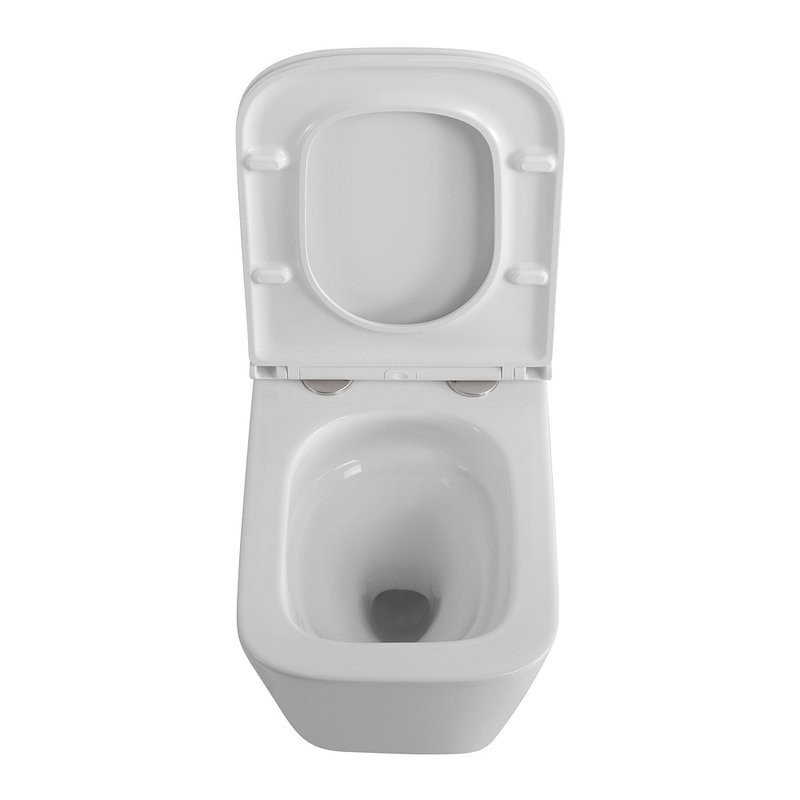 Унитаз подвесной BelBagno Ardente-Tor BB520CH-TOR/SC безободковый, с микролифтом, смыв торнадо, белый глянцевый