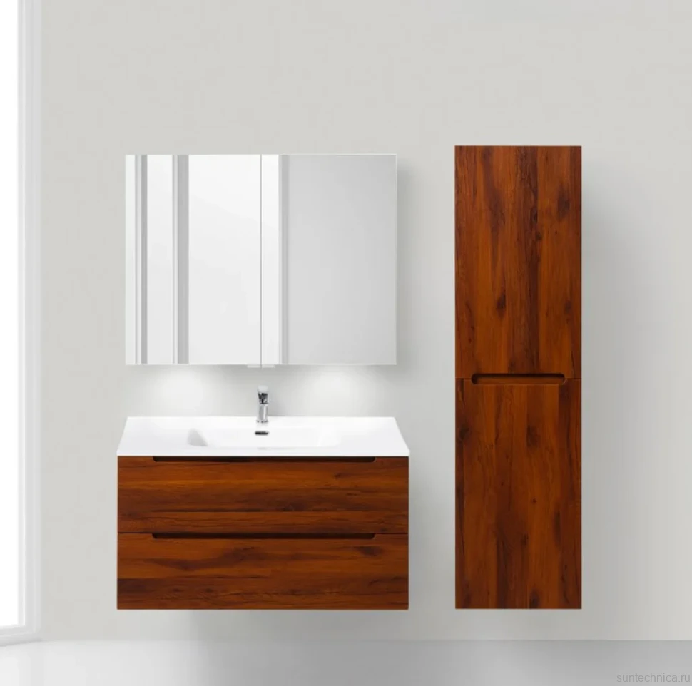 Зеркало-шкаф BelBagno SPC-2A-DL-BL-900 с подсветкой