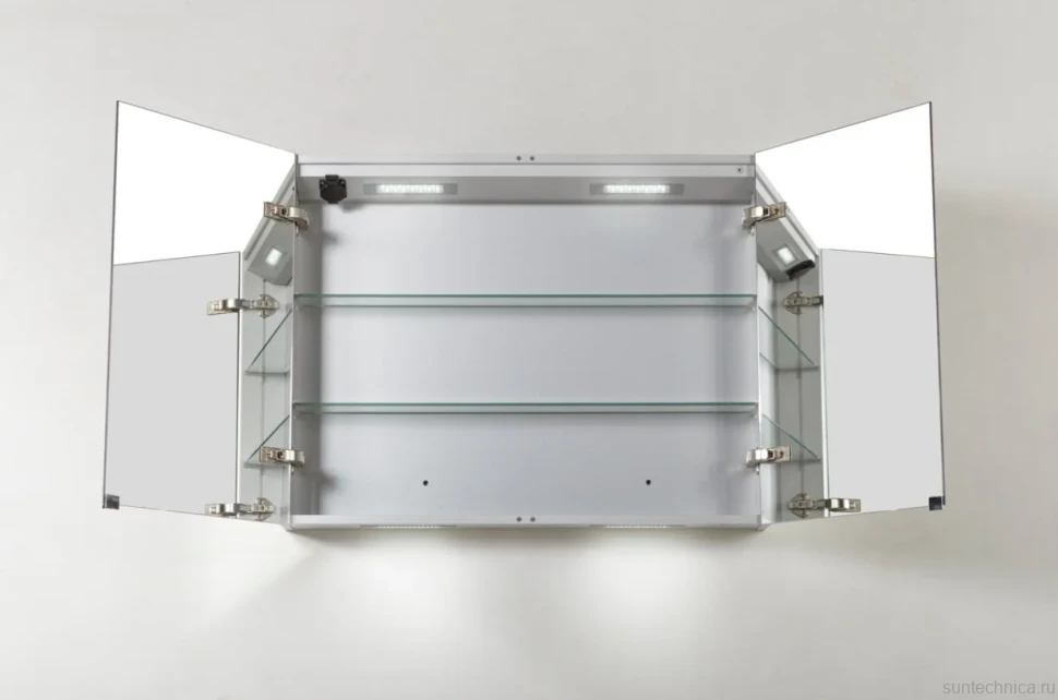 Зеркало-шкаф BelBagno SPC-2A-DL-BL-900 с подсветкой
