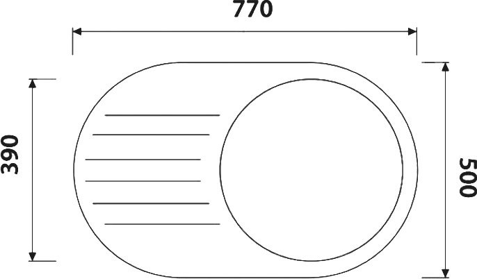 Мойка кухонная Kaiser KSS-7750 R