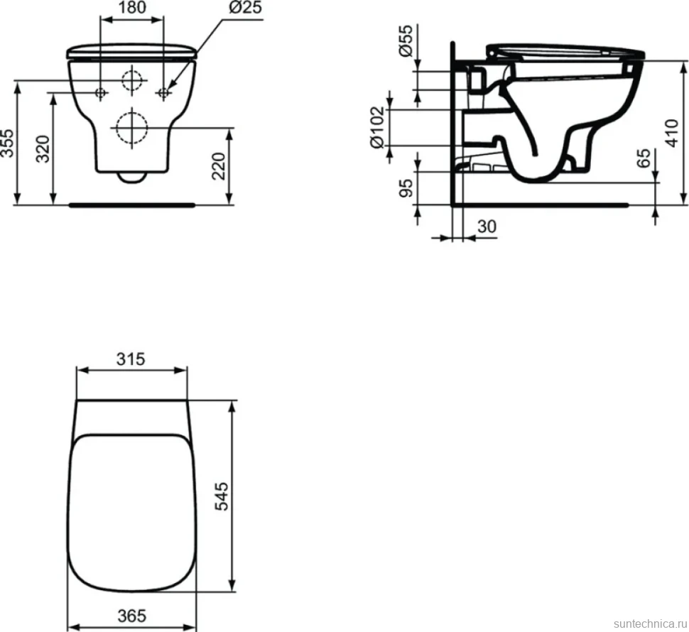 Комплект Унитаз подвесной Ideal Standard Esedra AquaBlade T386001 + Крышка T318101 с микролифтом + Инсталляция Prosys Frame 120 M R020467 + Кнопка Oleas R0121AA хром