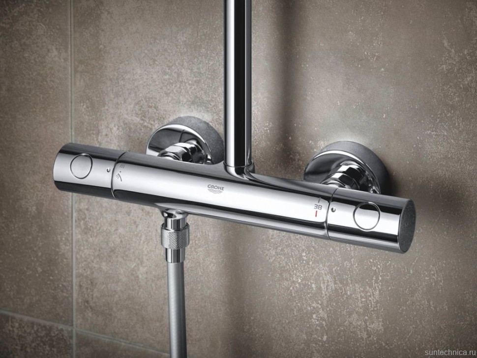 Душевая стойка Grohe Tempesta Cosmopolitan System 250 26689000 с термостатом