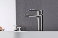 Смеситель для раковины Haiba HB10639-3 оружейная сталь Смеситель для раковины Haiba HB10639-3 оружейная сталь