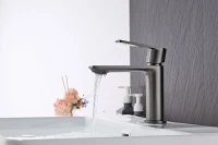 Смеситель для раковины Haiba HB10639-3 оружейная сталь Смеситель для раковины Haiba HB10639-3 оружейная сталь