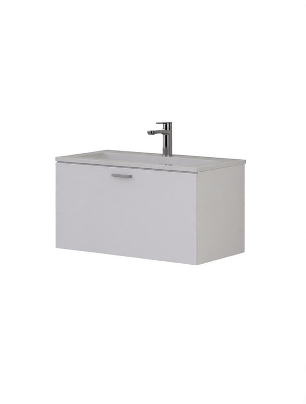 Тумба под раковину без столешницы Ravak Clear II SD 80 глянцевая белая