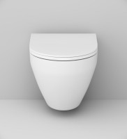 Комплект Унитаз подвесной AM.PM Spirit V2.0 с микролифтом + Инсталляция EWRIKA ProLT 0026-2020 + Кнопка 0054 черная матовая