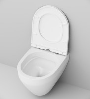 Комплект Унитаз подвесной AM.PM Spirit V2.0 с микролифтом + Инсталляция EWRIKA ProLT 0026-2020 + Кнопка 0054 черная матовая