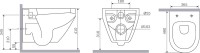 Комплект Унитаз подвесной AM.PM Spirit V2.0 с микролифтом + Инсталляция EWRIKA ProLT 0026-2020 + Кнопка 0054 черная матовая