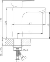Смеситель для раковины Haiba HB802 HB10802