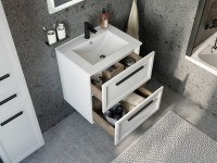 Мебель для ванной комнаты STWORKI Эстерсунд 60 белая матовая