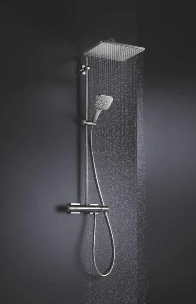 Душевая стойка Grohe Rainshower SmartActive 310 26649000 с термостатом, хром
