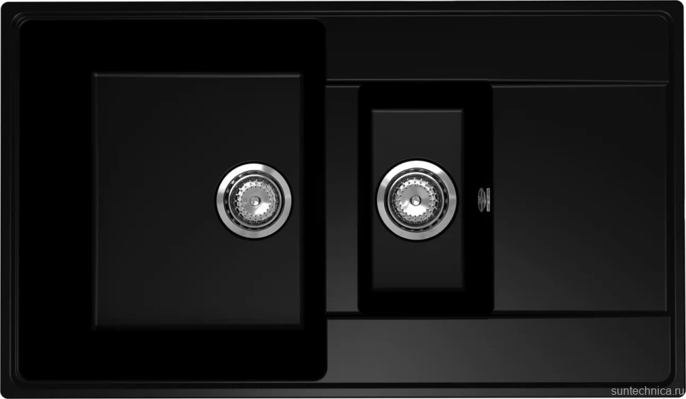 Мойка кухонная Ulgran Quartz Prima 860 уголь