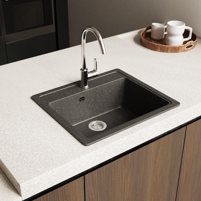 Мойка кухонная Domaci Болонья М-09-007 антрацит