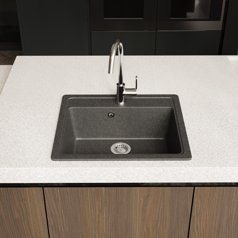 Мойка кухонная Domaci Болонья М-09-007 антрацит