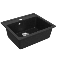 Мойка кухонная Domaci Болонья М-09-007 антрацит Мойка кухонная Domaci Болонья М-09-007 антрацит
