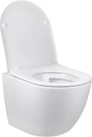 Комплект Унитаз подвесной Vincea Globo + Инсталляция TECE Base 9400413 4 в 1 с кнопкой смыва