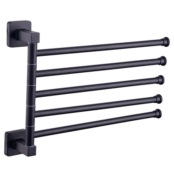 Держатель для полотенец Fashun A26-7 A2615-7 матовый черный