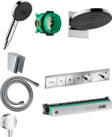 Душевой комплект Hansgrohe Pulsify Pulsify 24150000 + 24100000 + 28331000 + 28276000 + 26453000 + 15381000