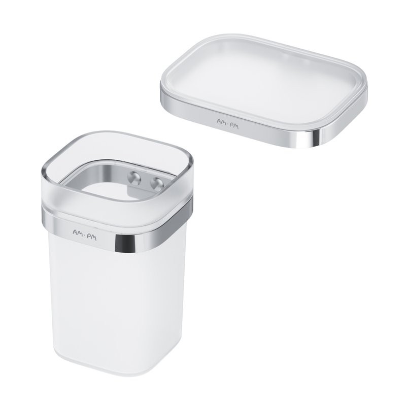 Набор Стакан AM.PM Func A8F34300 + Мыльница A8F34200