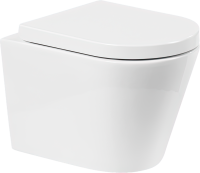Комплект Унитаз подвесной BelBagno Flay-r + Крышка Norma BB865SC с микролифтом + Инсталляция Geberit Duofix Delta 458.149.21.1 с кнопкой смыва, хром + Звукоизоляция