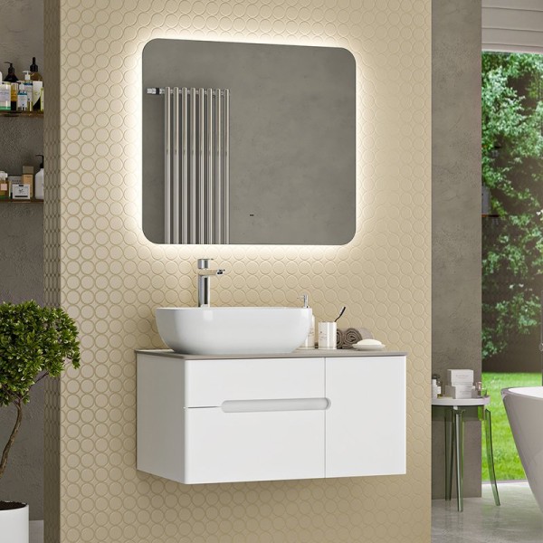 Мебель для ванной комнаты Misty Роял 80 белая