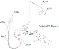 Душевой комплект Wasserkraft A16030 Thermo