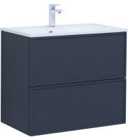 Тумба под раковину без столешницы Aquanet Арт 75 подвесная, маренго