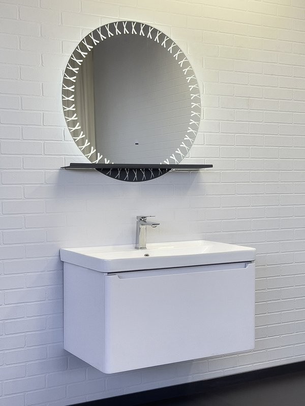 Мебель для ванной комнаты Comforty Арзамас 80 подвесная, матовая белая