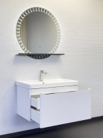 Мебель для ванной комнаты Comforty Арзамас 80 подвесная, матовая белая