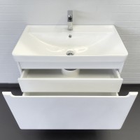 Мебель для ванной комнаты Comforty Арзамас 80 подвесная, матовая белая