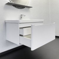 Мебель для ванной комнаты Comforty Арзамас 80 подвесная, матовая белая