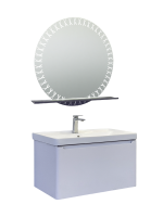 Мебель для ванной комнаты Comforty Арзамас 80 подвесная, матовая белая