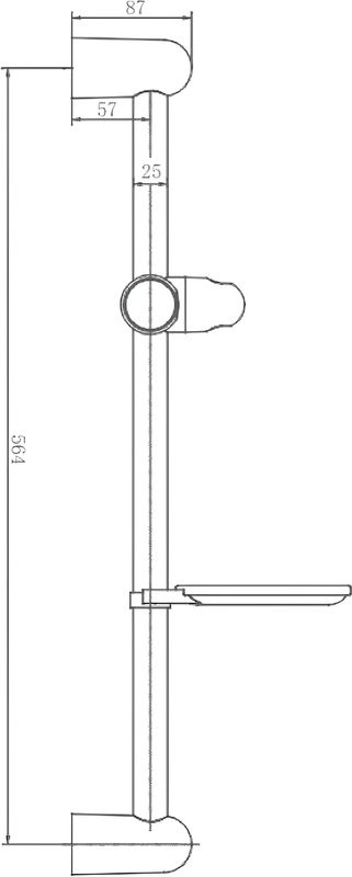 Душевая штанга Haiba HB8003