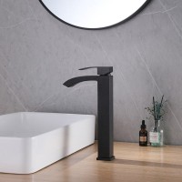 Смеситель для раковины Abber Wasserfall AF8611B черный