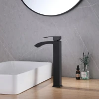 Смеситель для раковины Abber Wasserfall AF8611B черный