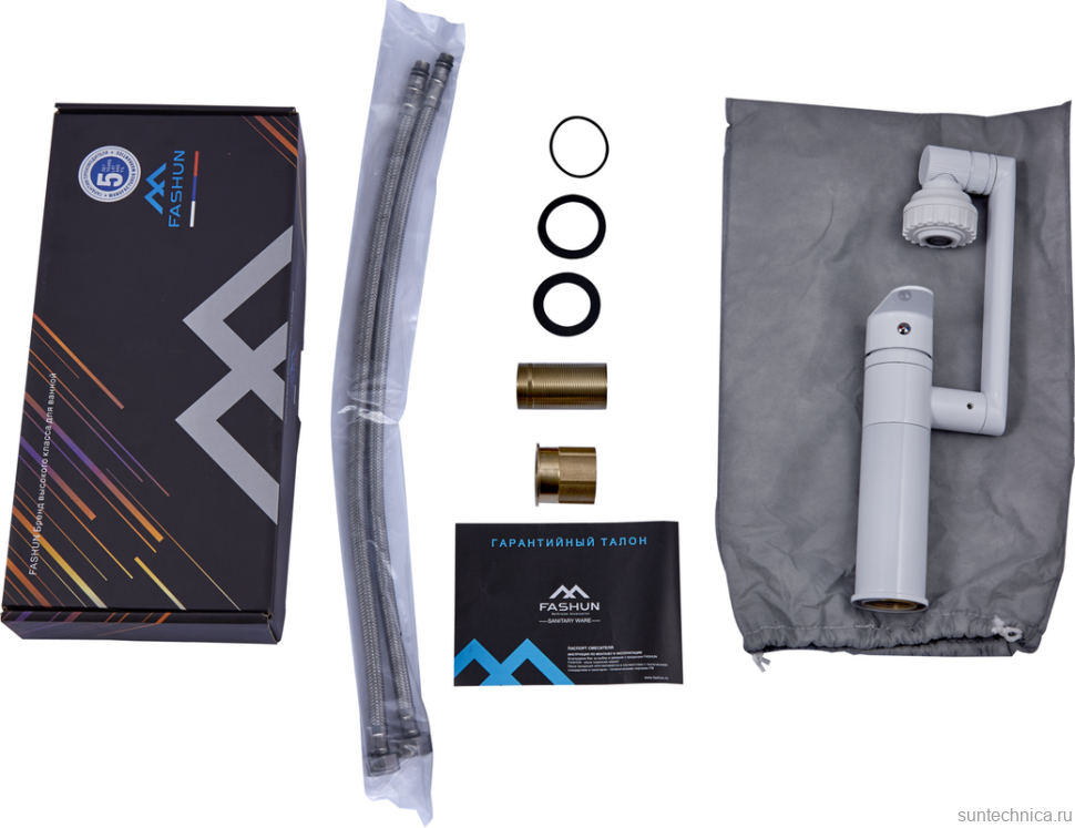 Смеситель для кухни Fashun A4017-8 белый