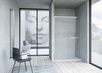 Душевая дверь в нишу Vincea Slim Soft VDS-1SS100CL 100 см, профиль хром, стекло прозрачное