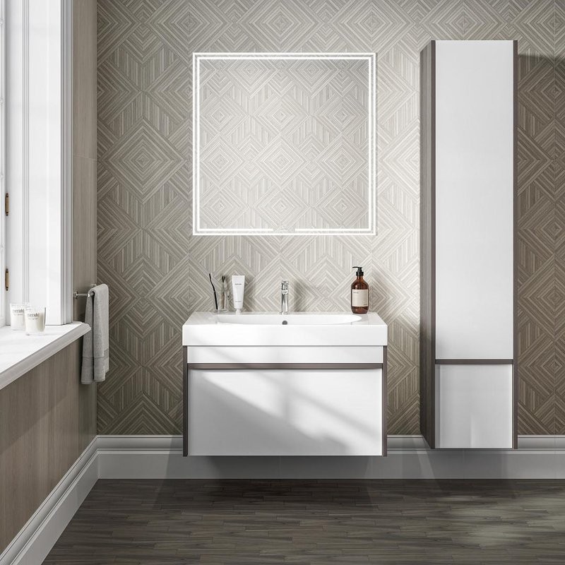 Зеркало KERAMA MARAZZI Mio 80 белое, с подсветкой