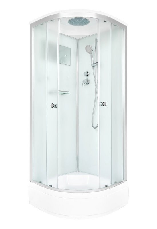 Душевая кабина DTO D D278S профиль хром, стекло матовое