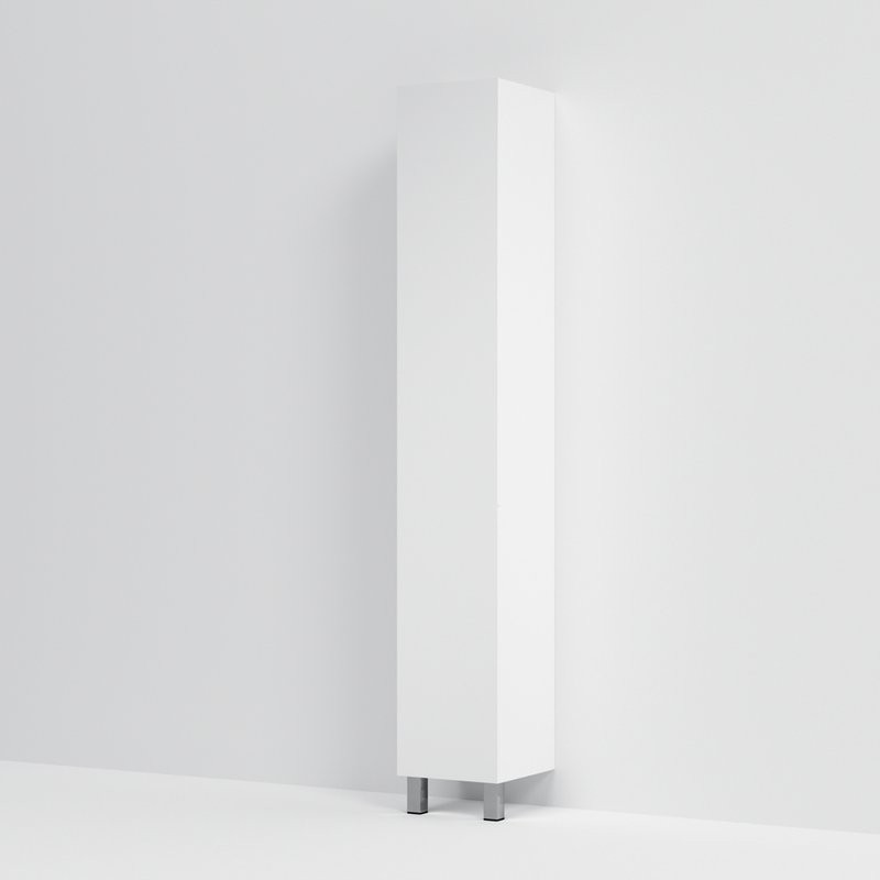 Шкаф-пенал для ванной AM.PM Gem R белый глянец, напольный