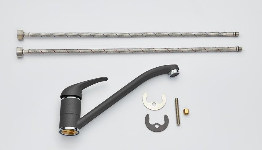 Смеситель для кухни Emar Quartz 3009 антрацит