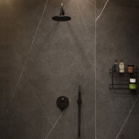 Душевой комплект Ideal Standard черный, С ВНУТРЕННЕЙ ЧАСТЬЮ