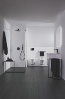 Душевой комплект Ideal Standard черный, С ВНУТРЕННЕЙ ЧАСТЬЮ