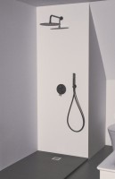 Душевой комплект Ideal Standard черный, С ВНУТРЕННЕЙ ЧАСТЬЮ