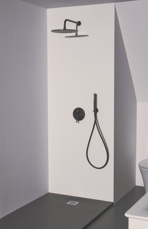 Душевой комплект Ideal Standard черный, С ВНУТРЕННЕЙ ЧАСТЬЮ